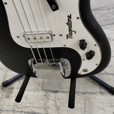 Magnatone Hurricane Bass Black Refin W/Case