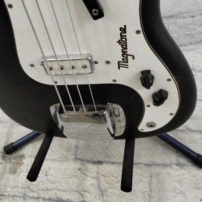 Magnatone Hurricane Bass Black Refin W/Case
