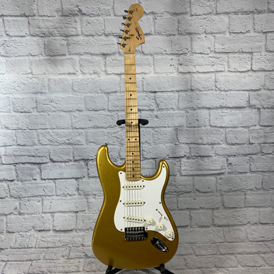 Squier Affinity Gold Sparkle Strat Electric Guitar