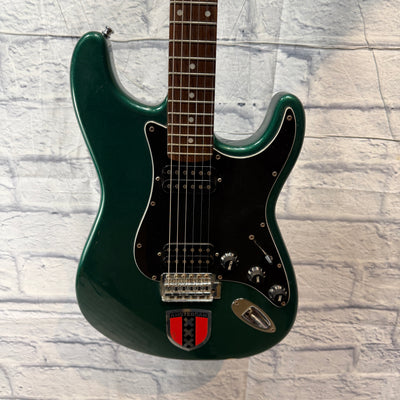 Fender Squier Standard Series HH Stratocaster Electric Guitar - Metallic Green