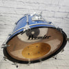 Premier 24 Polychromatic Blue Bass Drum