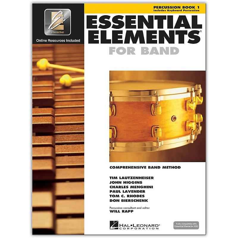 Hal Leonard Essential Elements For Band Percussion Book 1
