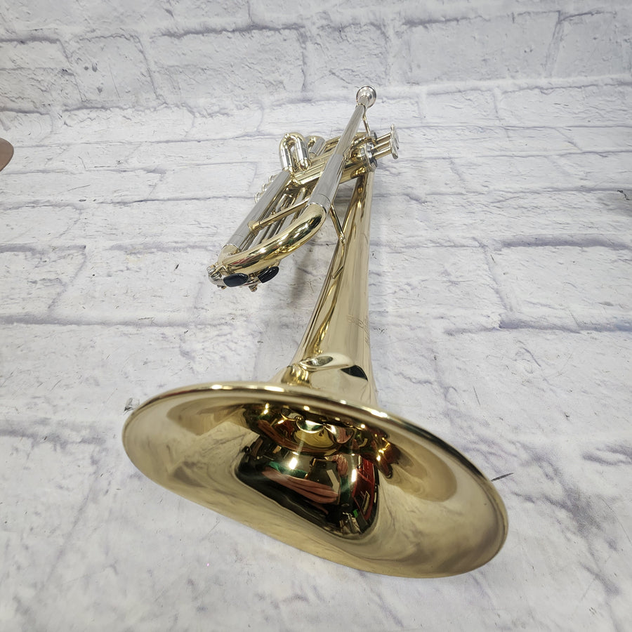 Besson 609 Trumpet with Case Dented Bell