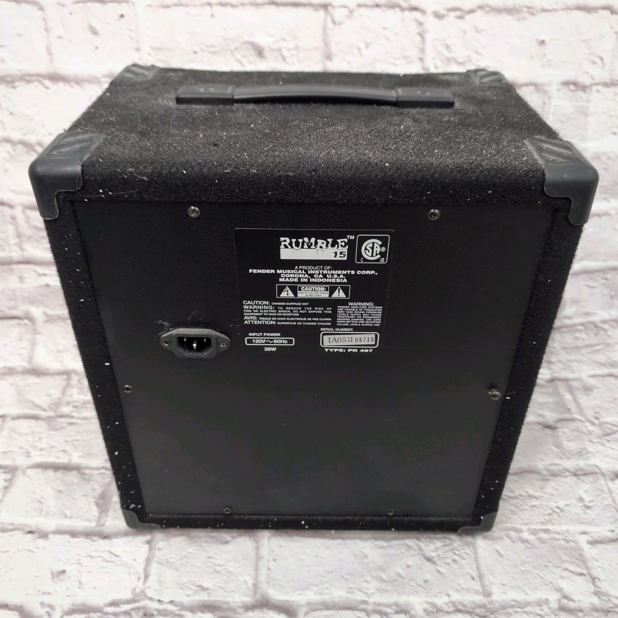 Fender Rumble 15 Bass Amp