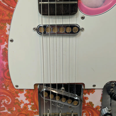 Unknown Pink Paisley Parts Telecaster Electric Guitar