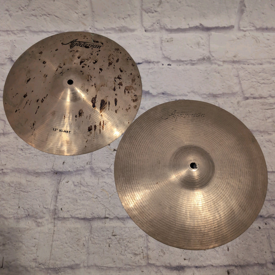 Agazarian 13 Hi Hat Cymbal Pair