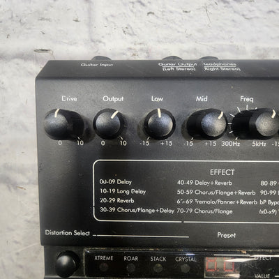 ART Xtreme Plus Modulation Delay Reverb Multi Effects Processor Pedal w/ Power Supply