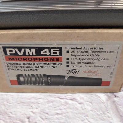 Peavey PVM45 Supercardioid Dynamic Mic w/ Case