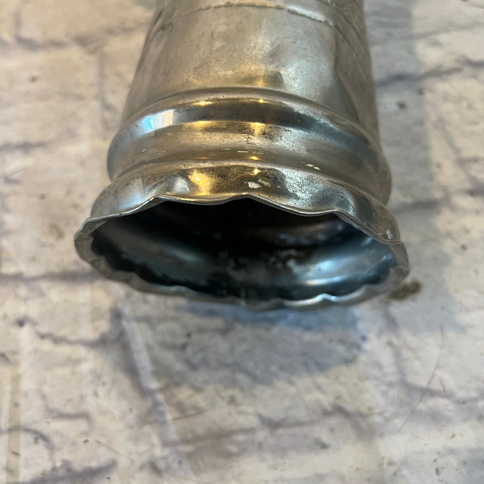 Unknown 8 Inch Metal Doumbek.