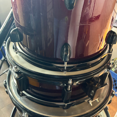 SPL Drum Kit 5pc Drum Set - Red