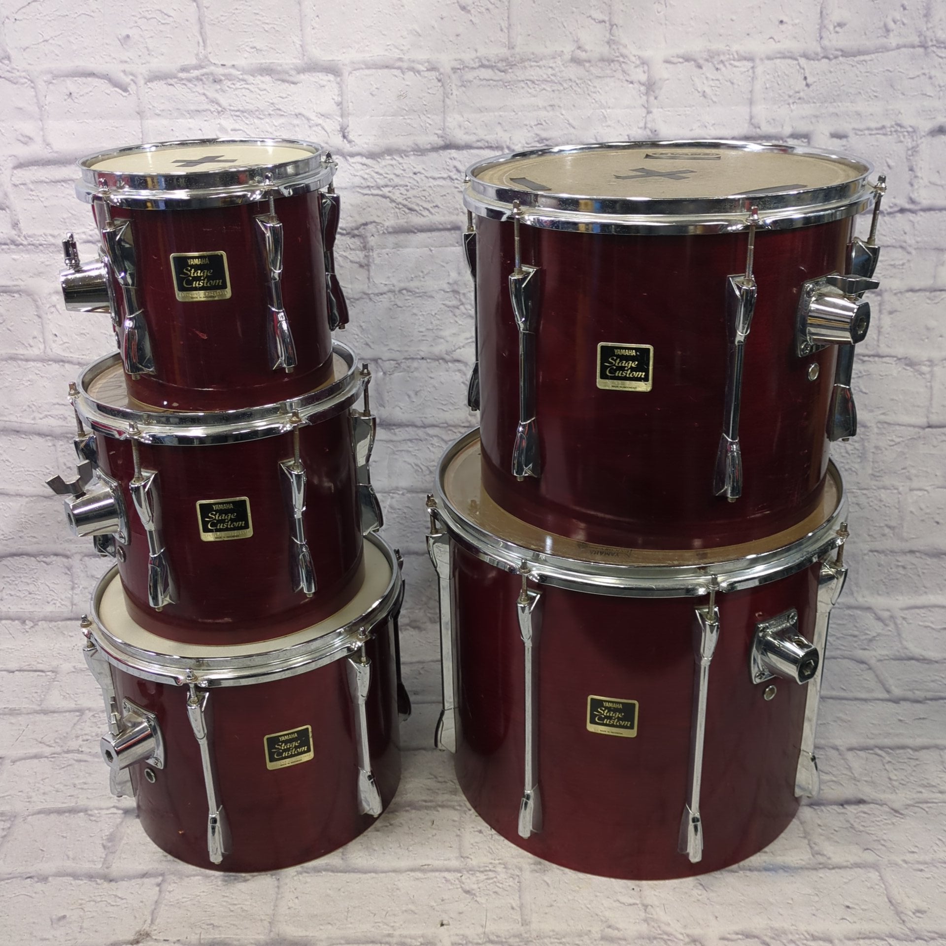 Yamaha Stage Custom 5 Piece Drum Set