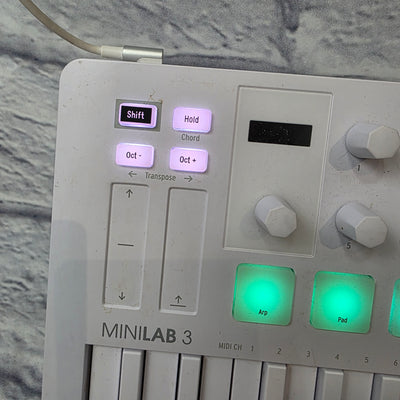 Arturia Minilab 3 White Controllers