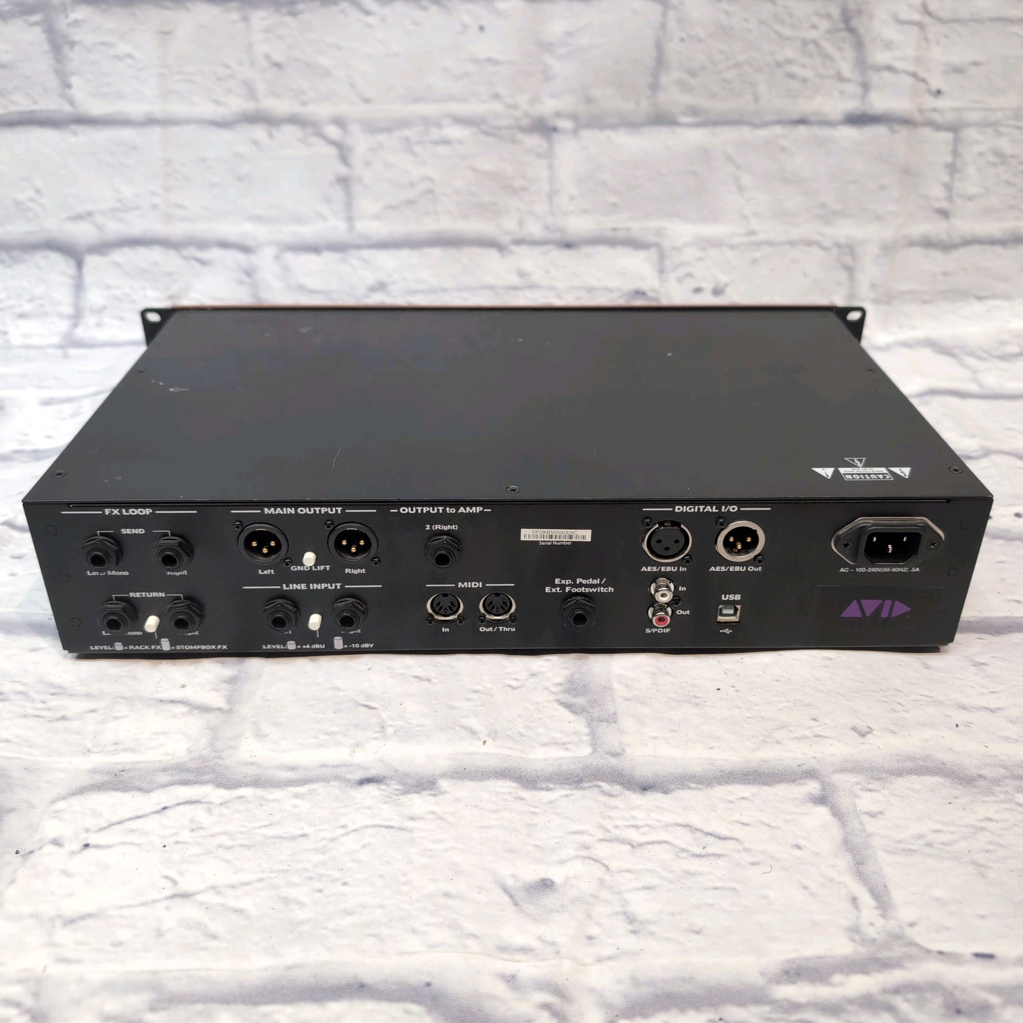 Avid Eleven Rack Eleven Rack Guitar Multi-Effects Processor and Pro Tools Interface