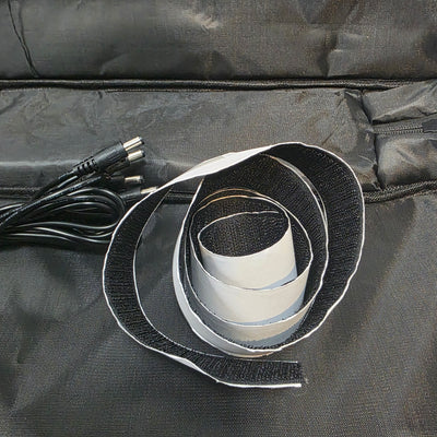 Aklot APB-03 Pedalboard 19" x 5" w/ Power Supply and 9v Cables