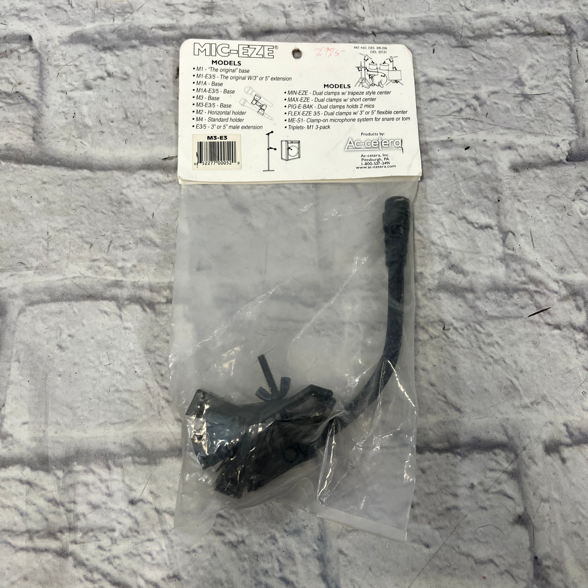 Mic-Eze M3-E3 Drum Mic Clip