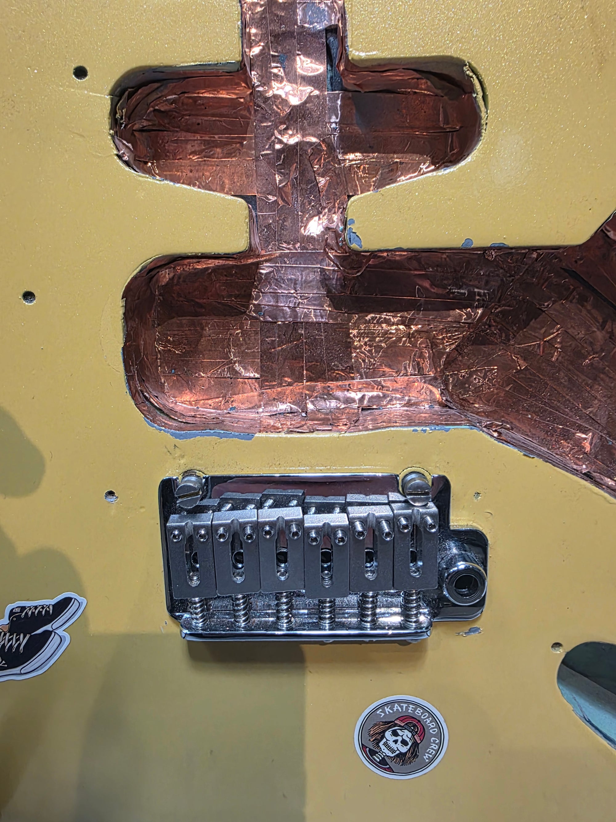 Fender/Squier Stratocaster Partscaster Husk - Gold Refinish