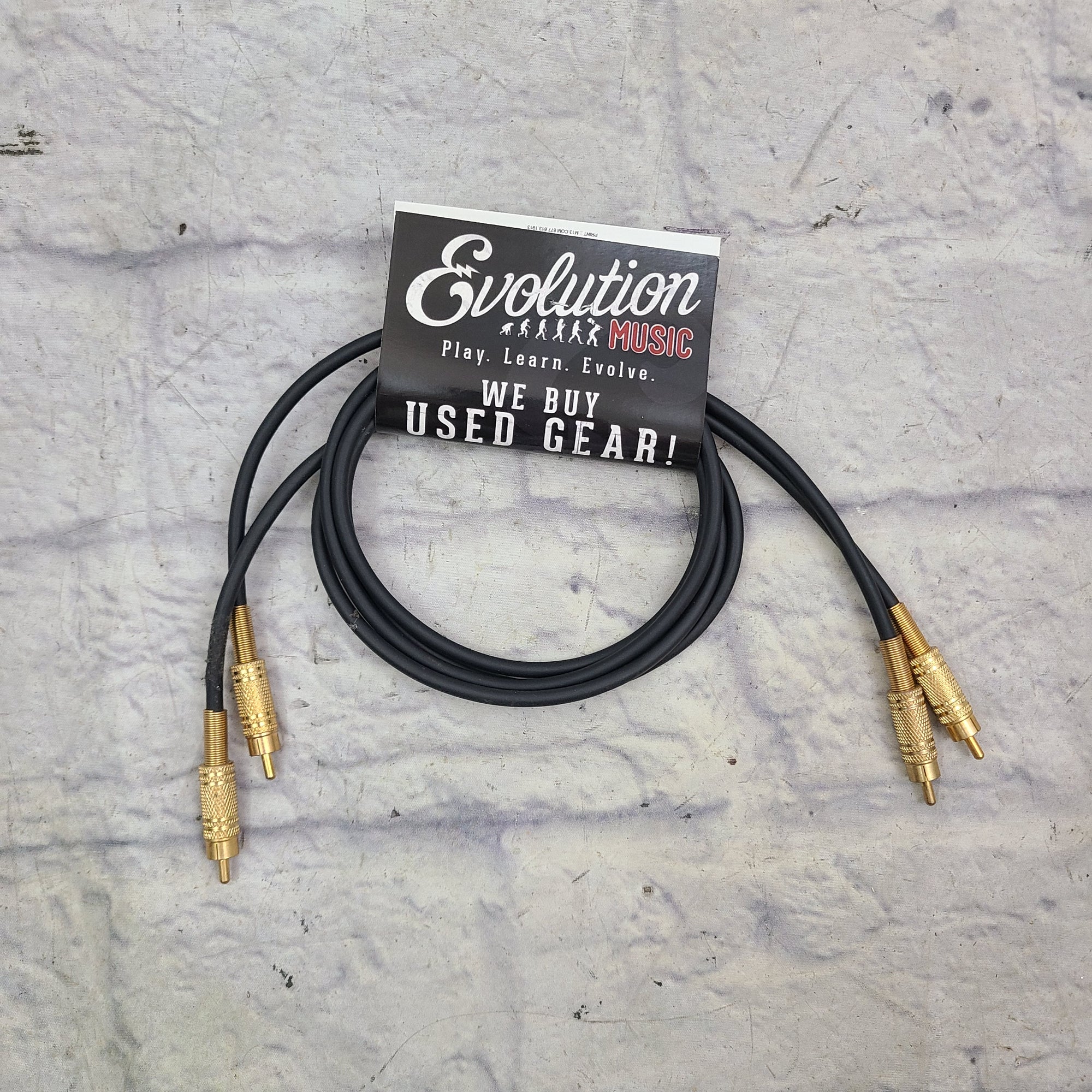Unknown Gold Tipped RCA Cables (Pair) 3ft
