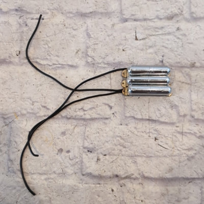 Artec Lipstick Tube Single Coil Guitar Pickup Set Chrome