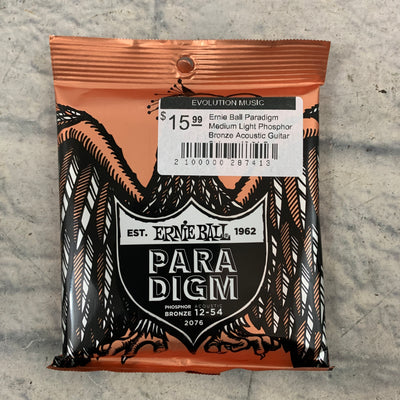 Ernie Ball Paradigm Phosphor Bronze Acoustic Strings 12 - 54