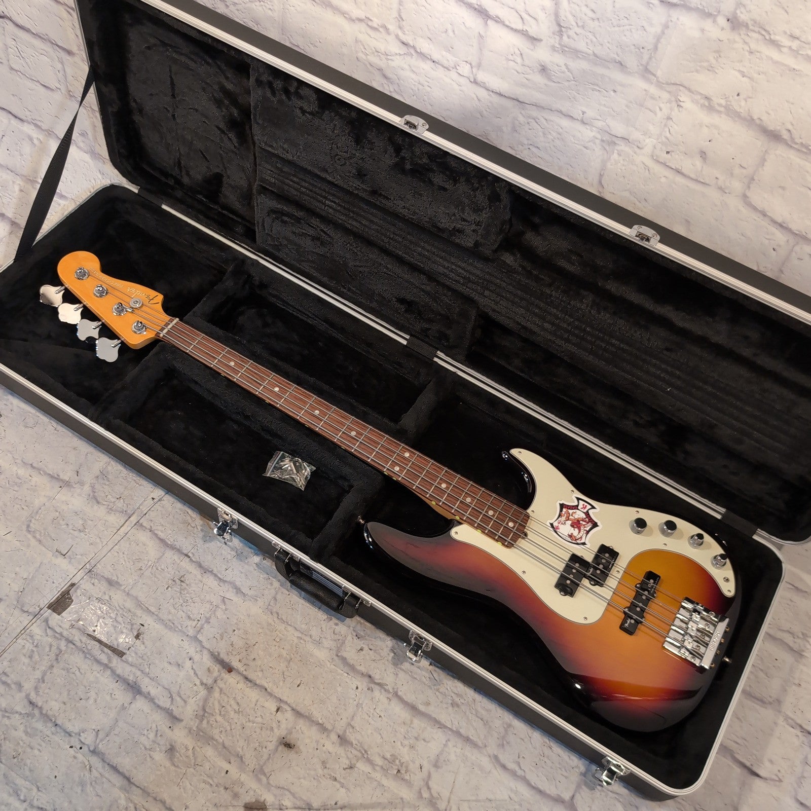 2021 Fender American Ultra Precision Bass 4 String Bass Guitar USA - Ultraburst