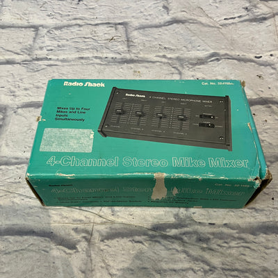 Radio Shack 4 Channel Stereo Microphone Mixer
