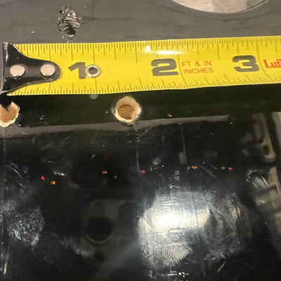 Unknown Black Strat Style Loaded Guitar Body