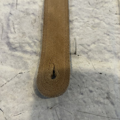 Rock Steady Tan Suede Guitar Strap