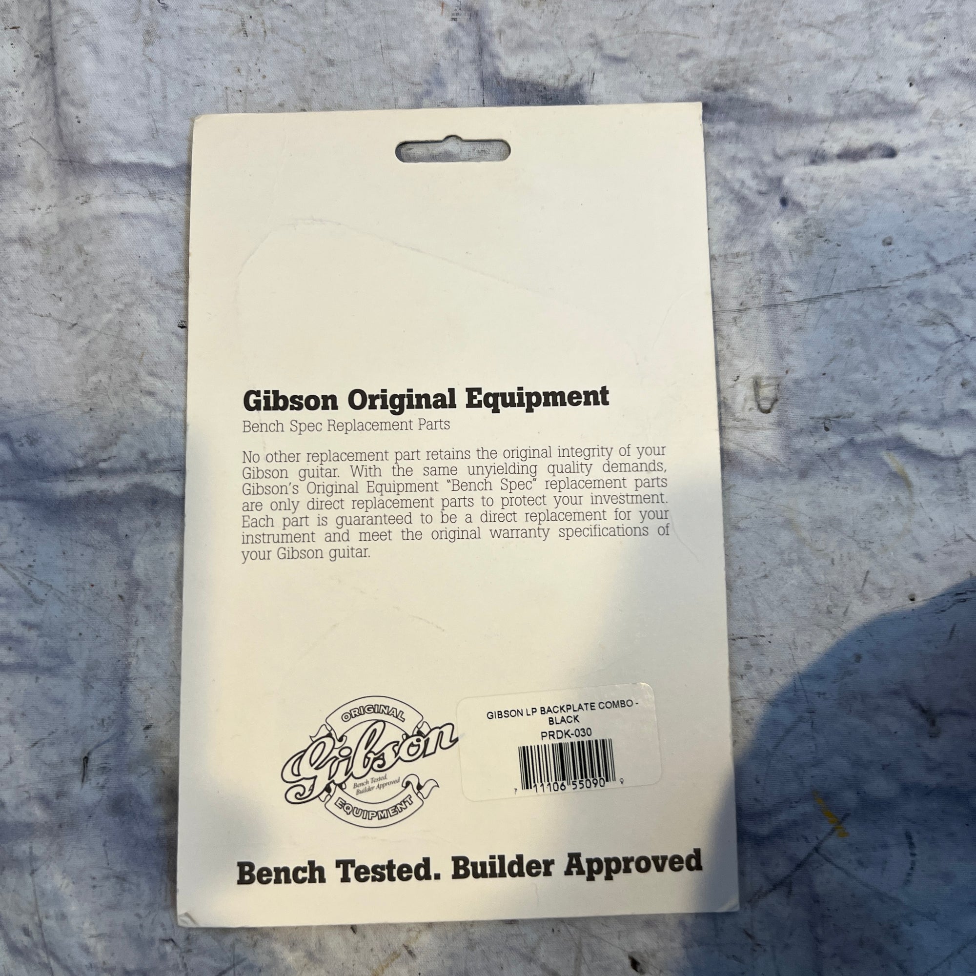 Gibson PRDK-030 LP Backplate Combo Black