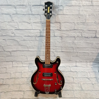 Univox Vintage Coily Hollowbody Guitar (Project Guitar)