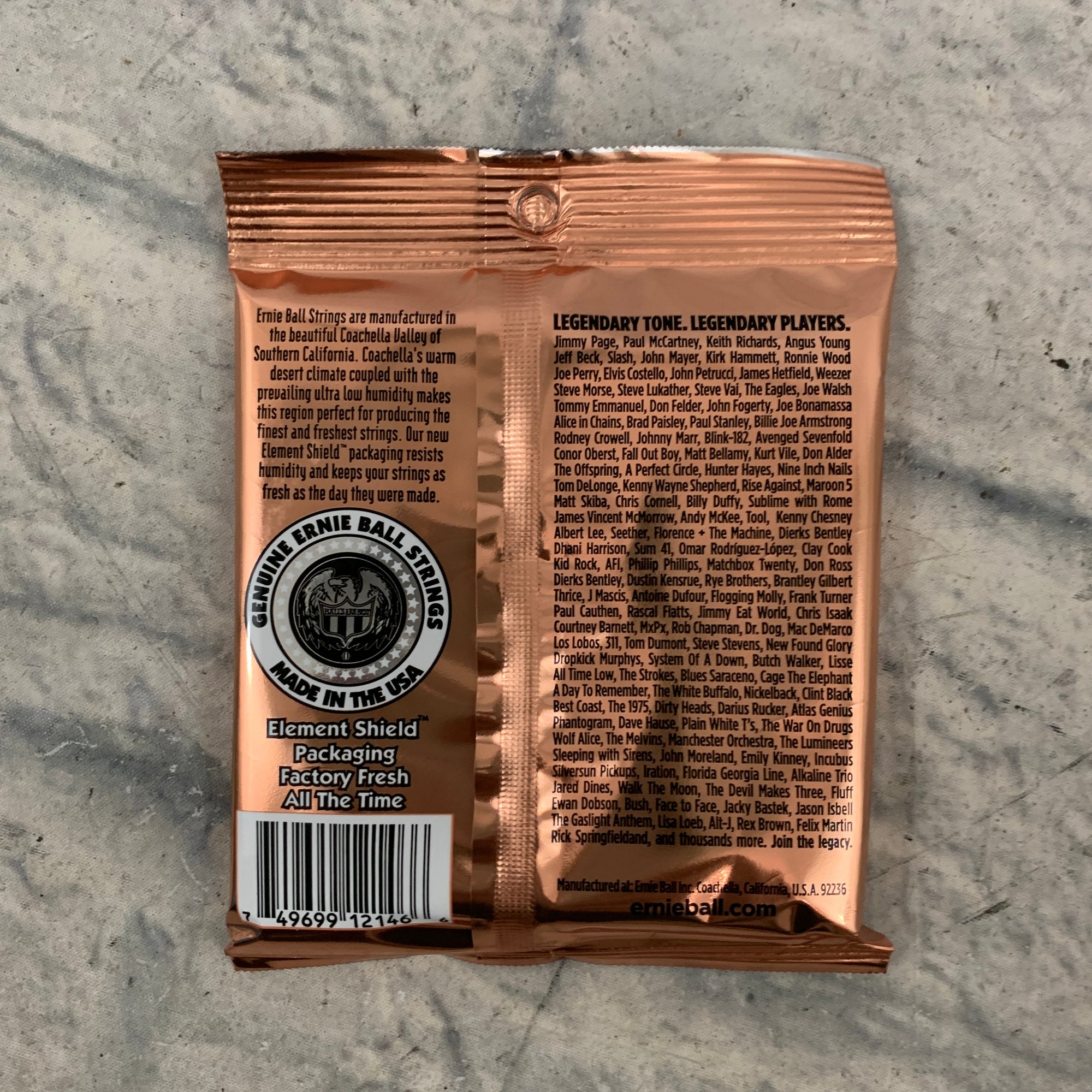 Ernie Ball Earthwood Med Light Phosphor Bronze Acoustic Strings 12 - 54