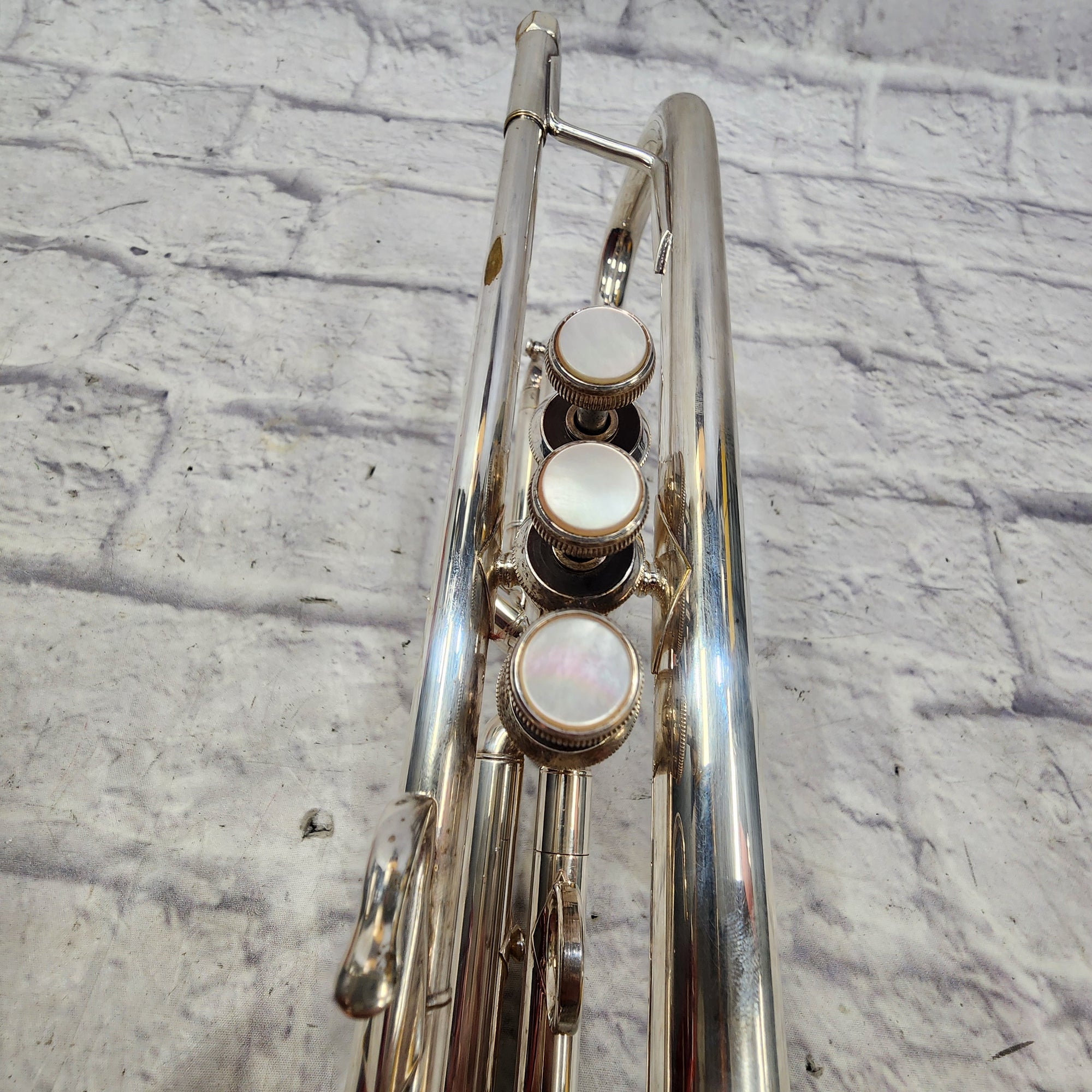 Bach Stradivarius Model 37 Silver Plated Trumpet with Mouthpiece