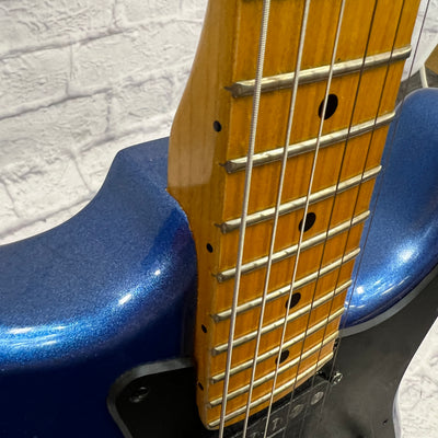 Unknown Partscaster Strat Style Electric Guitar Blue