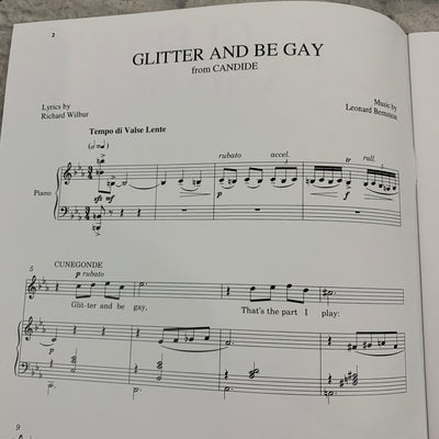 Glitter and be Gay from Candide Vocal and Piano