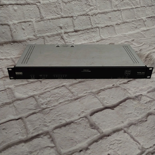 Rane Rpm 2 Rane RPM 26z Programable Multiprocessor - Evolution Music