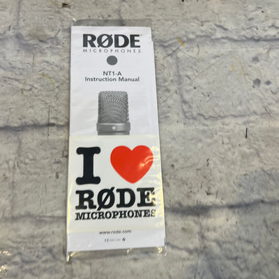 Rode NT-1A Condenser Microphone Pack with Shock Mount