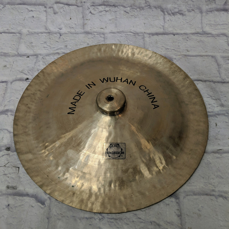 world percussion China Cymbal Made in Wuhan CRACKED