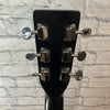Goya G-314B Vintage 1970s Acoustic Guitar - Black w/ case