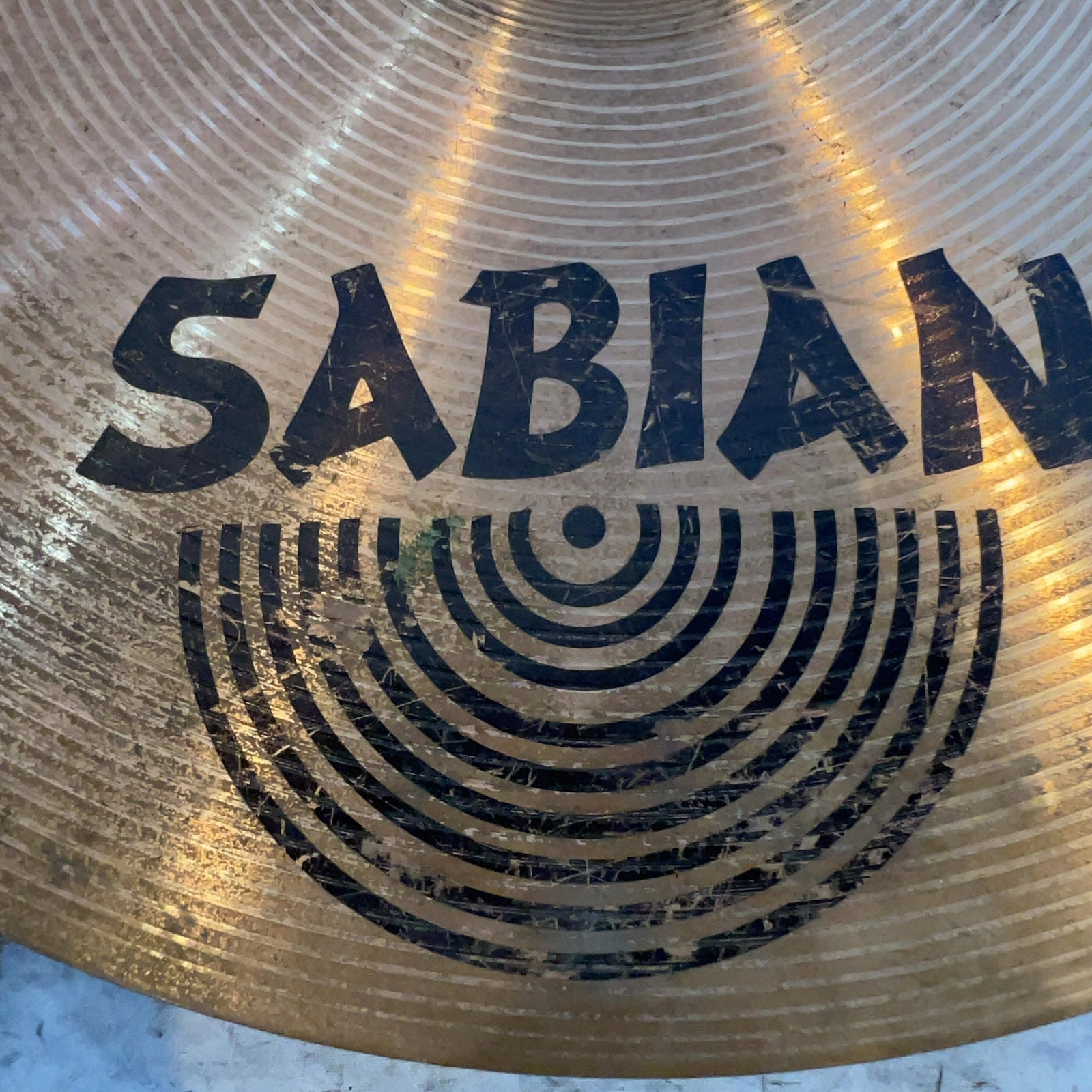 Sabian 16 B8 Crash Cymbal CRACKED