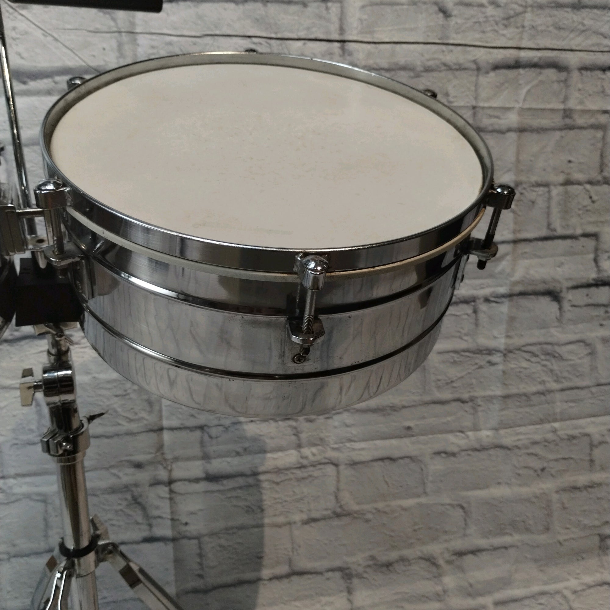 Timbales Set with Cowbell - 14" and 15"