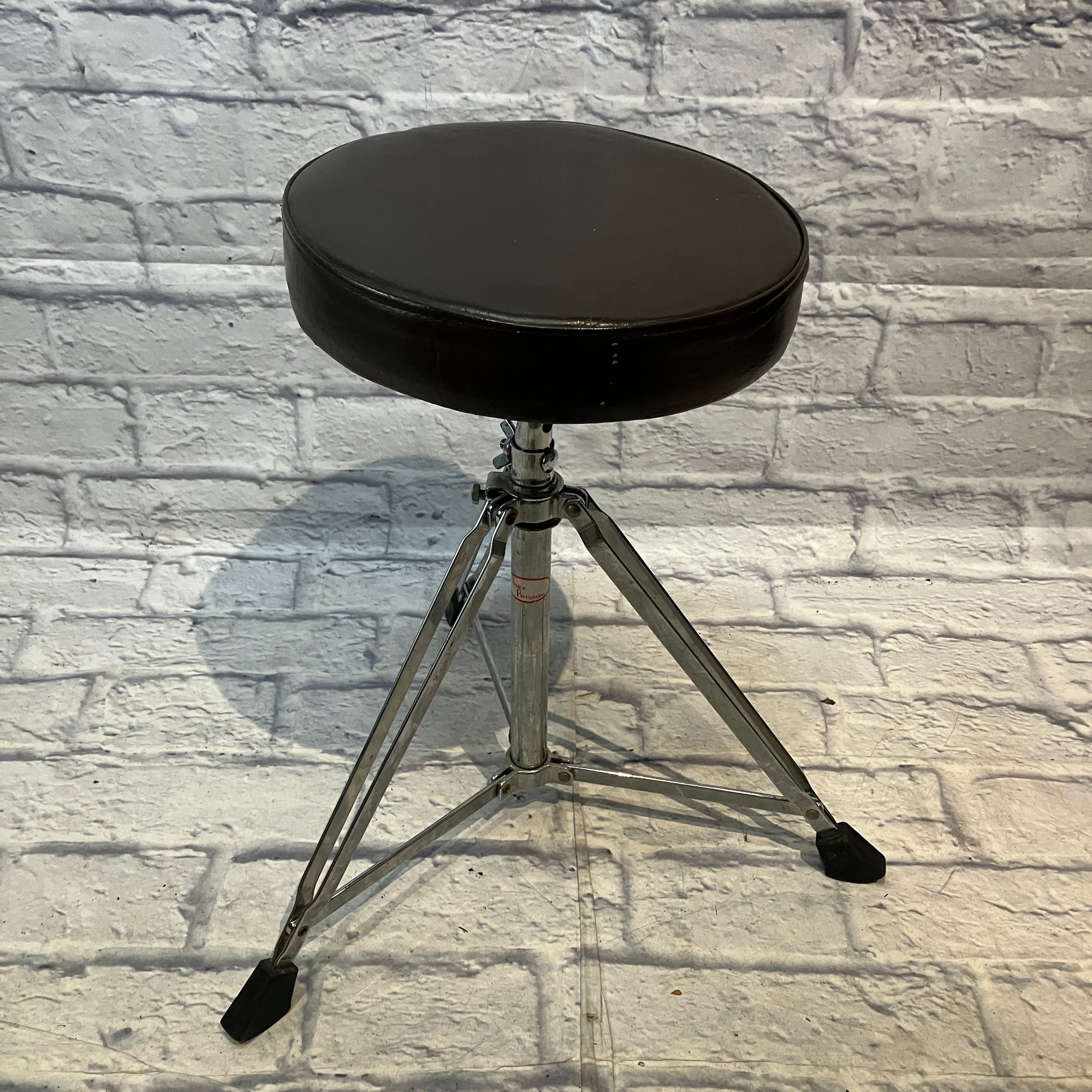 Space Percussion 1980's Brown Drum Throne Drum Throne