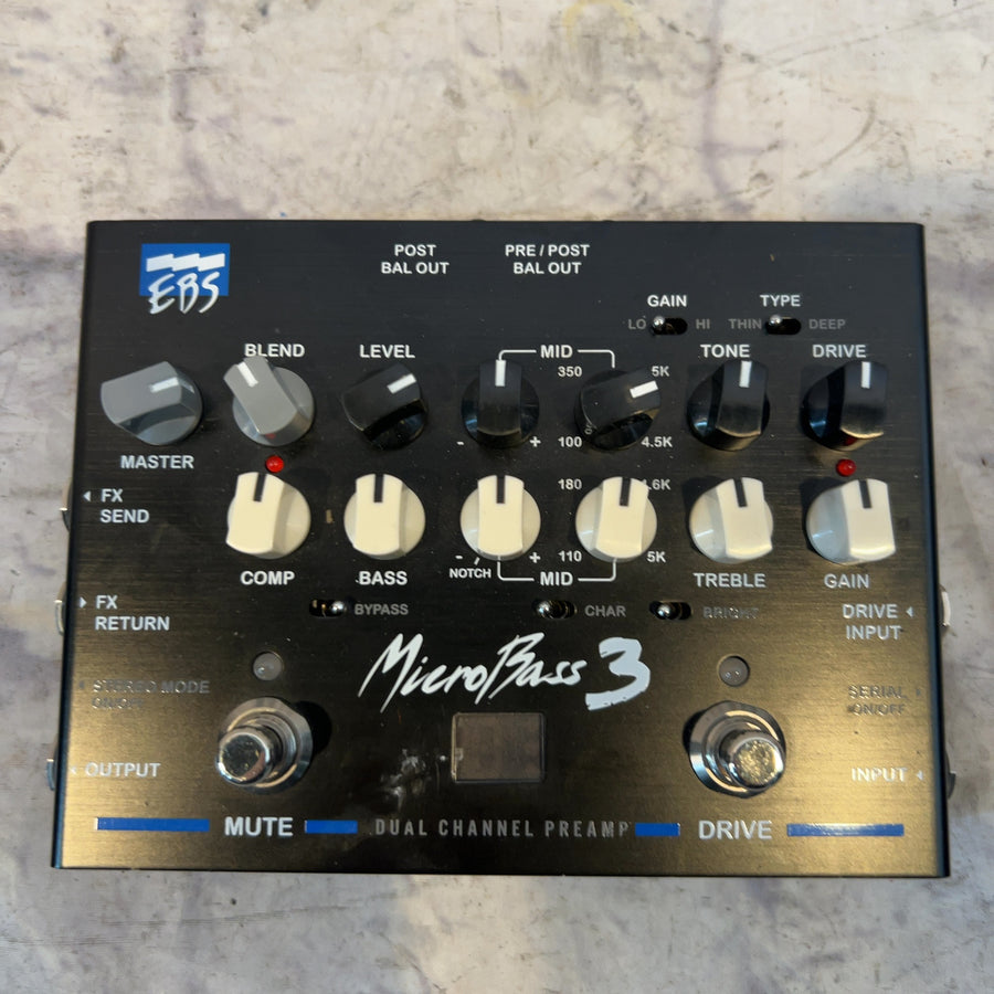 EBS MicroBass 3 Effects Pedal