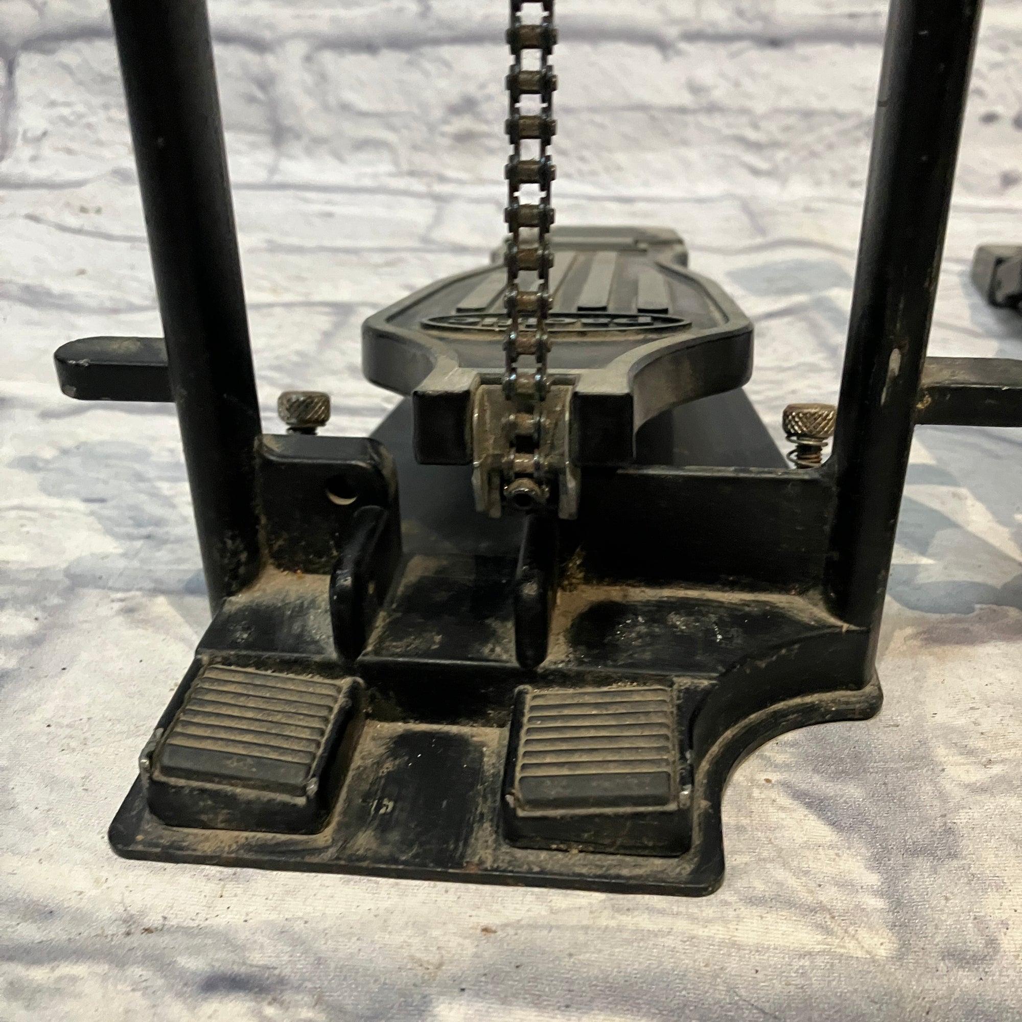 Pacific Double Kick  (as is - missing linkage arm and left beater)  Bass Drum Pedal