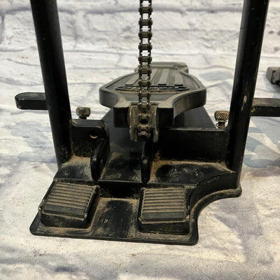 Pacific Double Kick  (as is - missing linkage arm and left beater)  Bass Drum Pedal