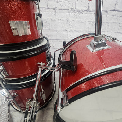 Cecilio Junior 5pc Drum Set with Stands and Cymbals