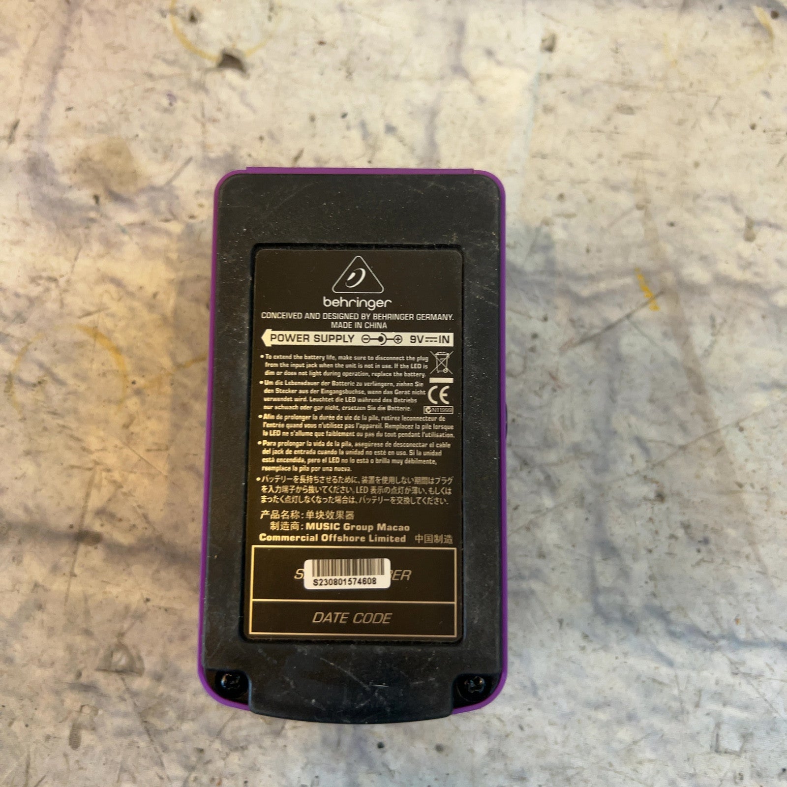 Behringer OD300 Overdrive Pedal