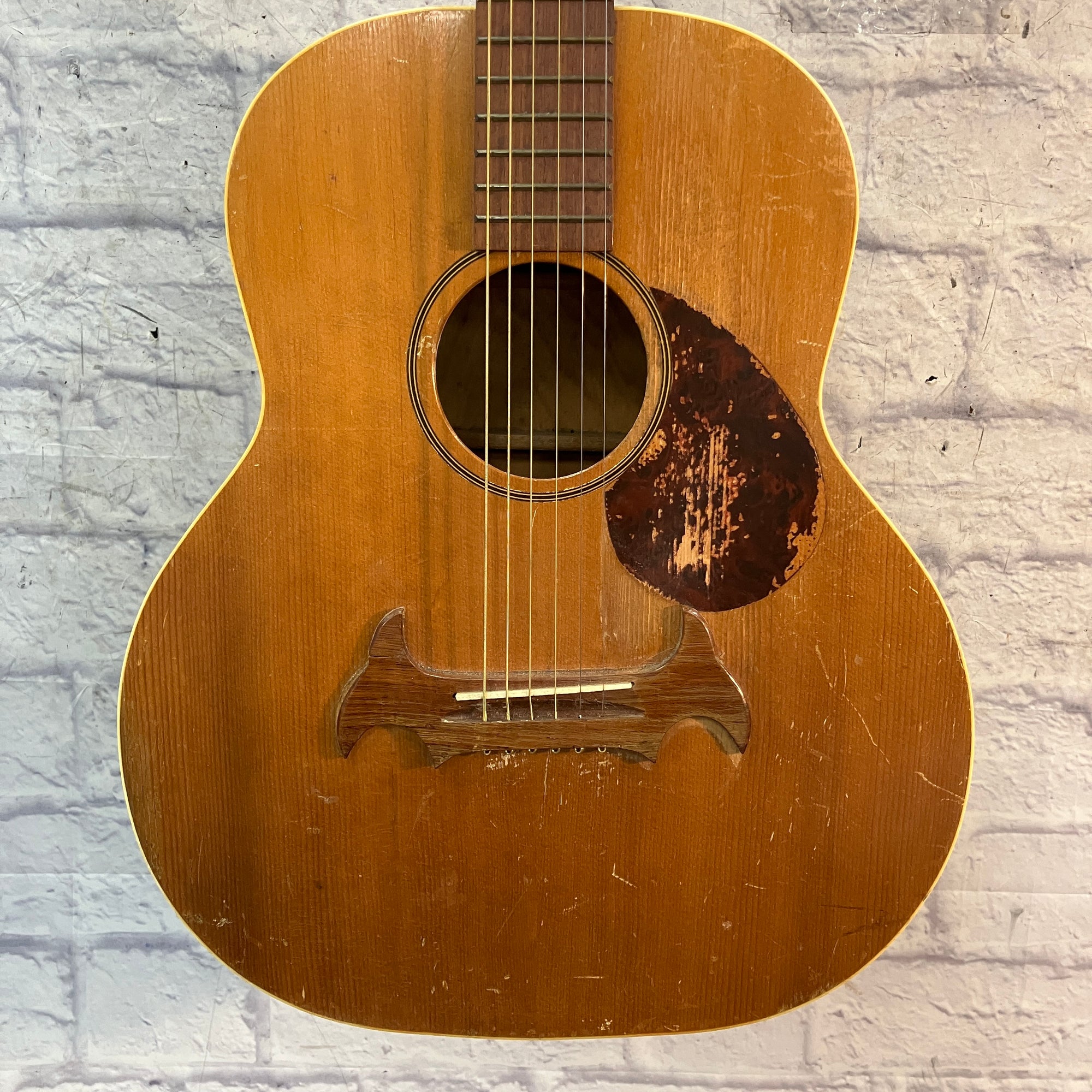 Regal Vintage 1950s Junior Jumbo Acoustic Guitar As Is