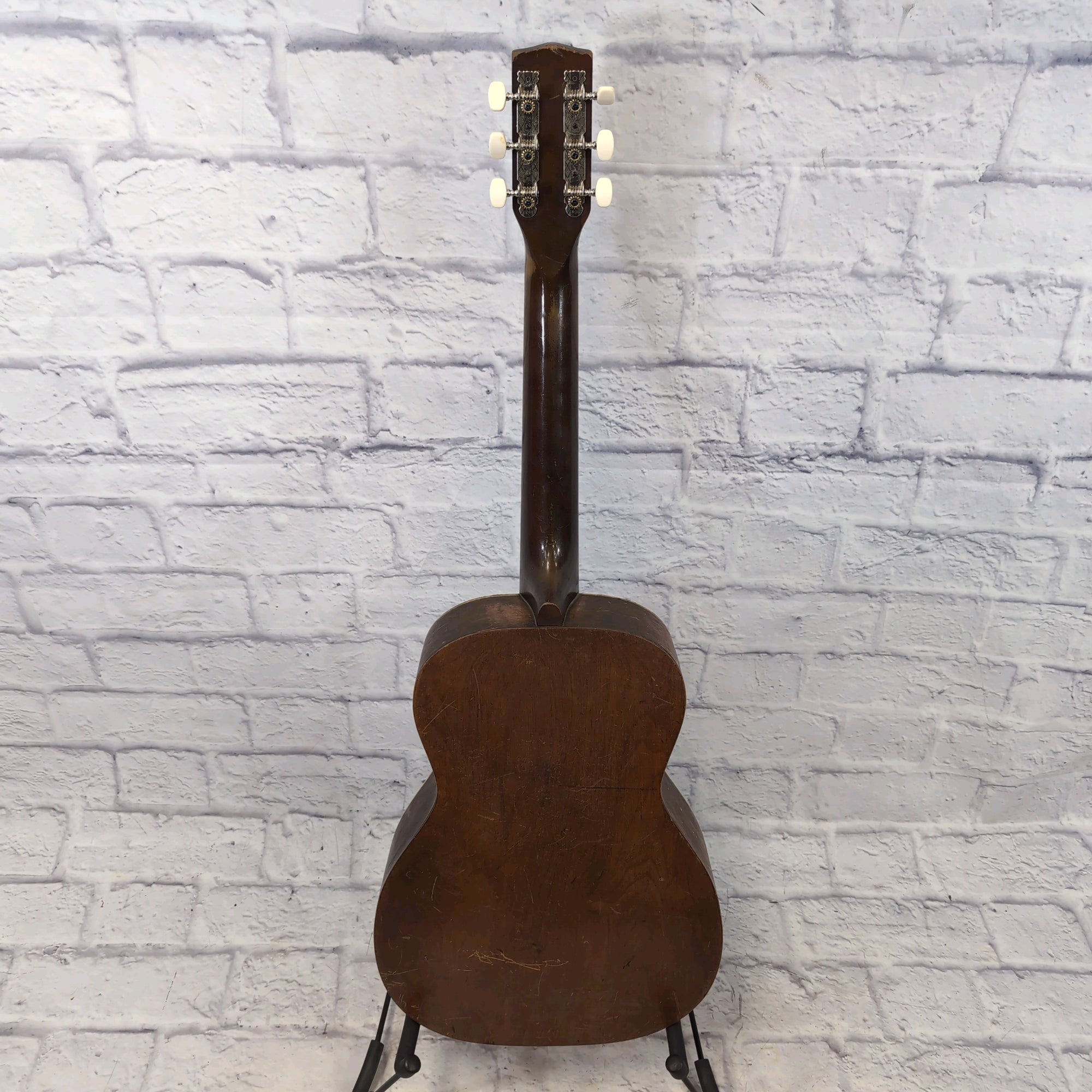 Continental American Vintage Parlor Guitar with US Flag