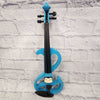 Unknown Electric Violin - Blue with Case