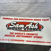 Sam Ash Large Promotional Banner RIP