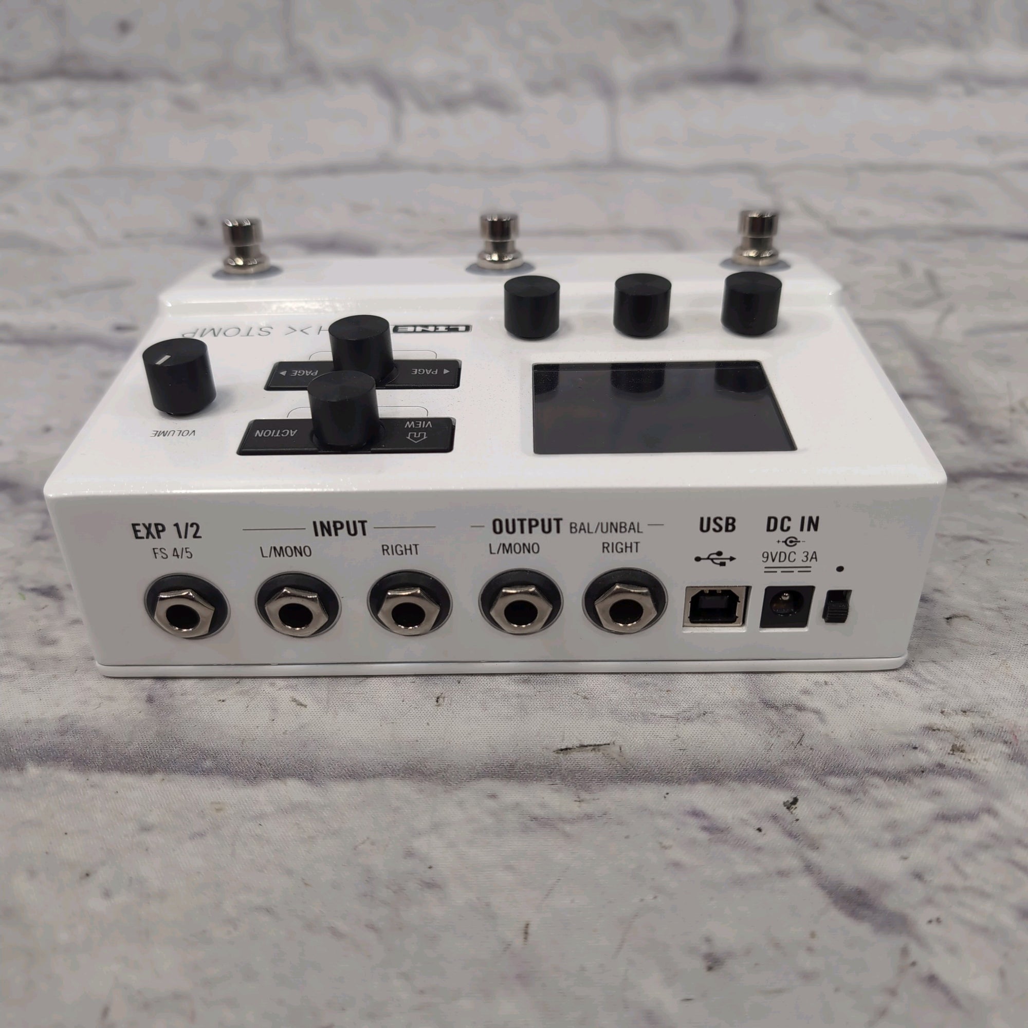 Line 6 HX Stomp Amp Modeling Pedal Limited Edition White
